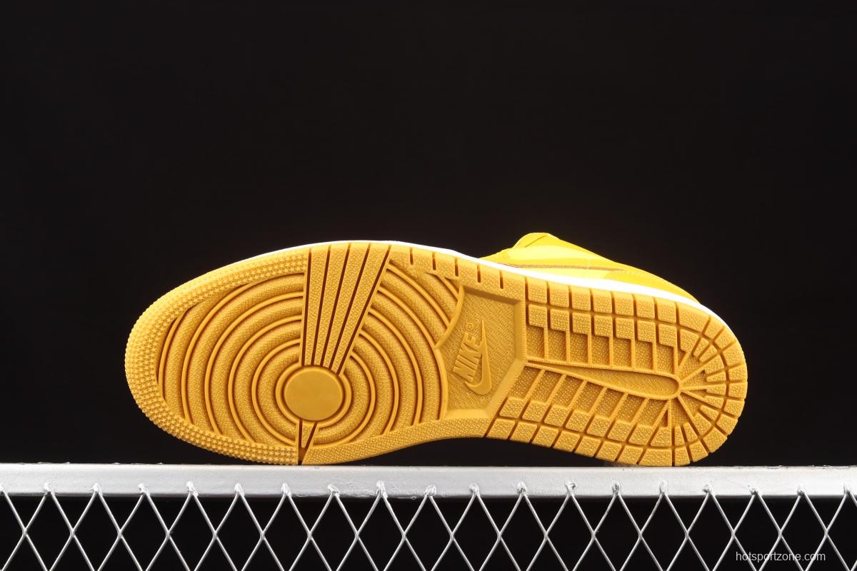 Air Jordan 1 Low lemon yellow low side culture leisure sports shoes DN6998-700