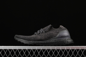 Adidas Ultra Boost Uncaged LTD Triple Black BA7996 socks and shoes
