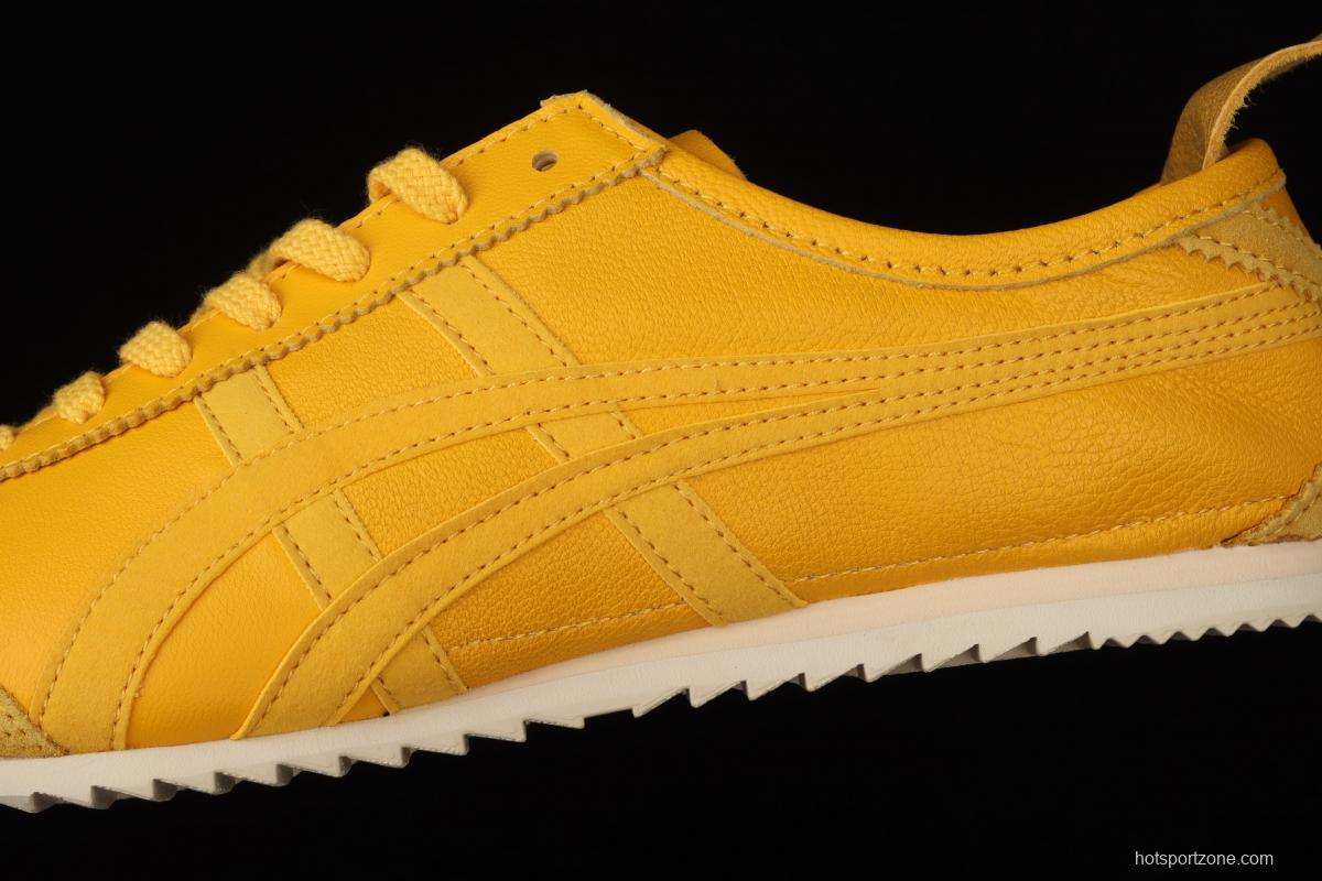OnitsukaTiger Mexico 66 Deluxe strapless head sheepskin casual running shoes TH938L-0404