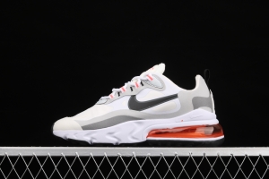 NIKE Air Max 270React new high-frequency mesh hollowing out function half-palm air cushion running shoes CT1280-100