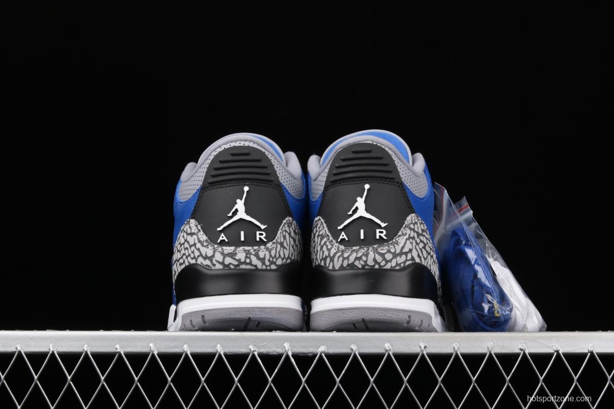 Air Jordan 3 Varsity Royal AJ3 Joe 3 head Royal Blue CT8532-400