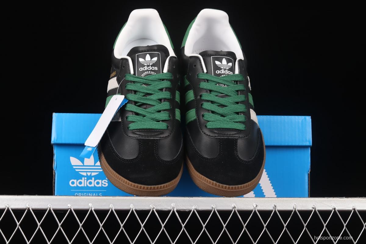 Adidas Samba Vegan FW2429 clover leisure board shoes