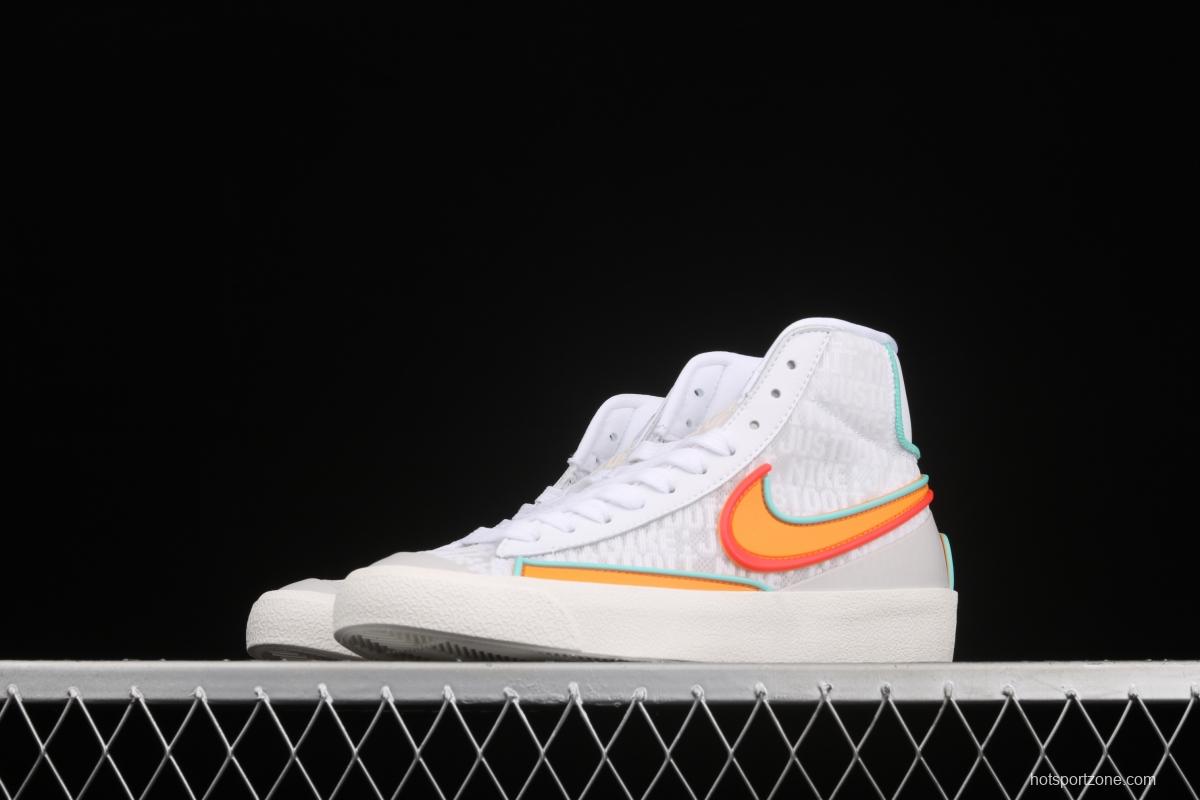 NIKE Blazer Mid'77 Vintage Have A Good Game video game pixel League of Legends Trail Blazers high-top casual board shoes DC1746-100