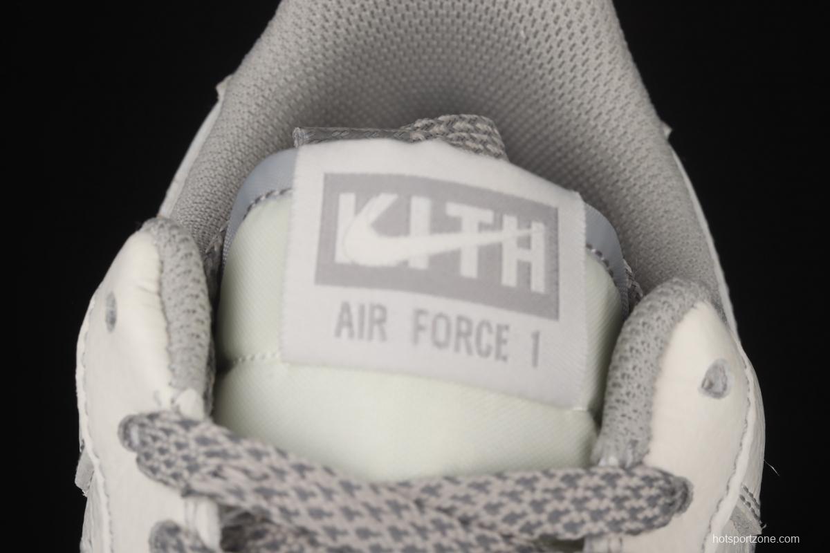 Kith x NIKE Air Force 1: 07 Low joint style Air Force low-top casual board shoes CH1808-006