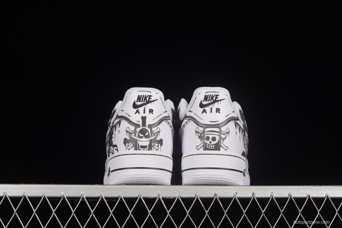 NIKE Air Force 1'07 Low One Piece Two-dimensional theme low-top casual sneakers CW2288-301