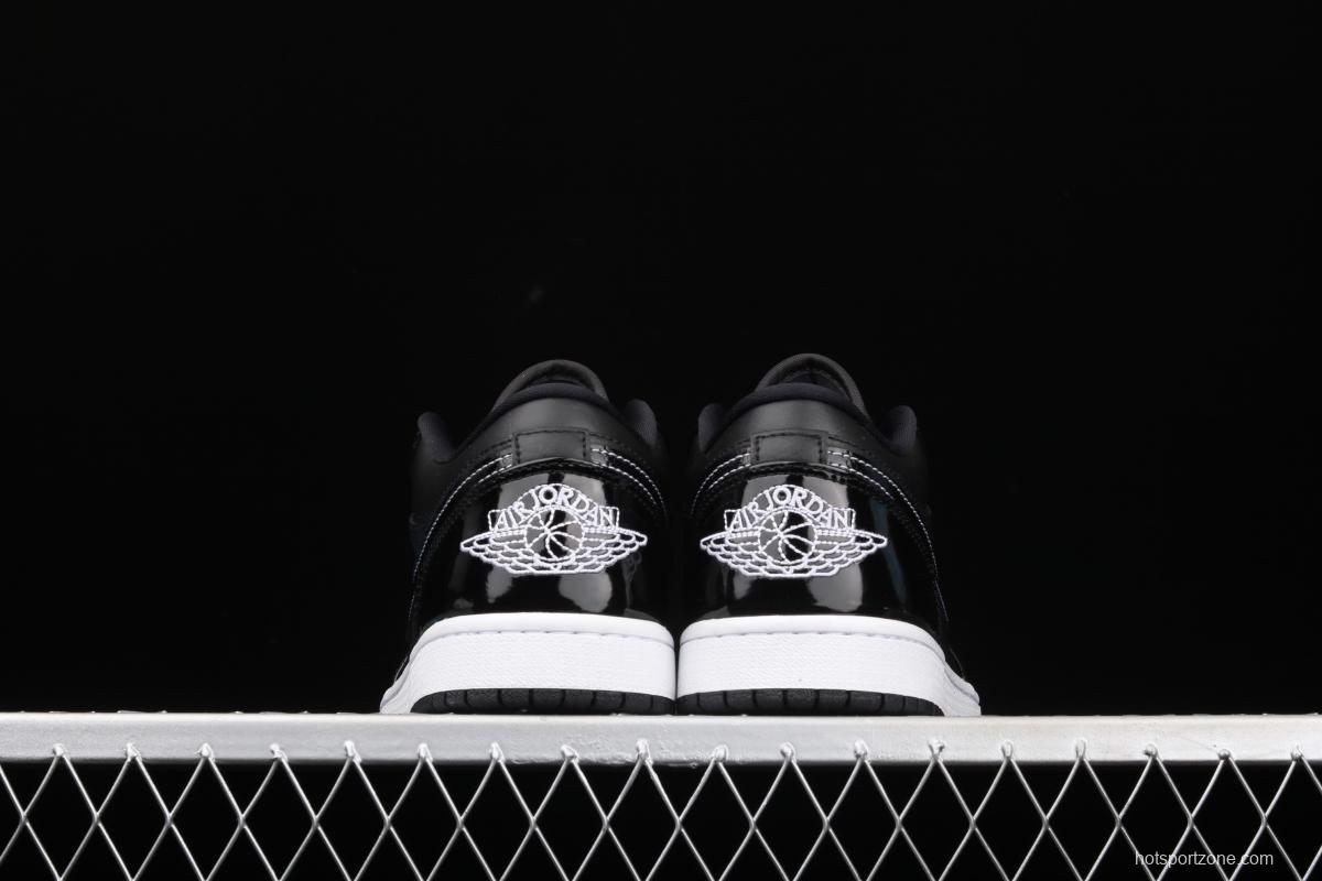 Air Jordan 1 Low ASW low-top all-Star patent leather black low-top basketball shoes DD1650-001