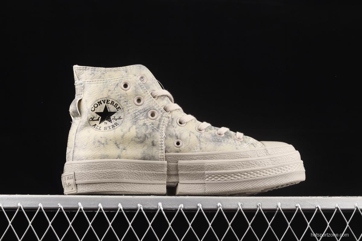 Feng Chen Wang2-IN-1 x Converse Chuck 70 joint style high-top casual board shoes 171838C