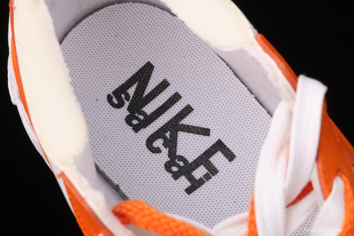 Sacai x NIKE Blazer Low co-signed Trail Blazers low-top casual board shoes DD1877-100