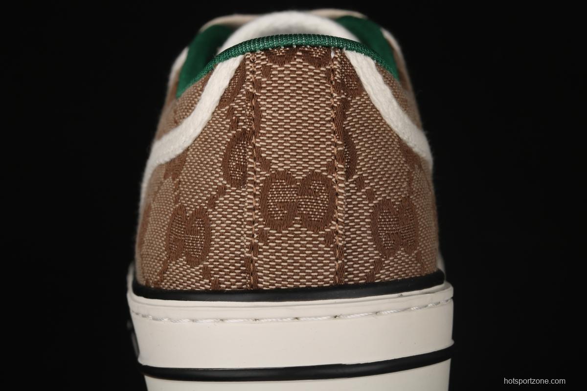 Gucci Tennis 1977 Print Sneaker canvas printed retro leisure sports board shoes