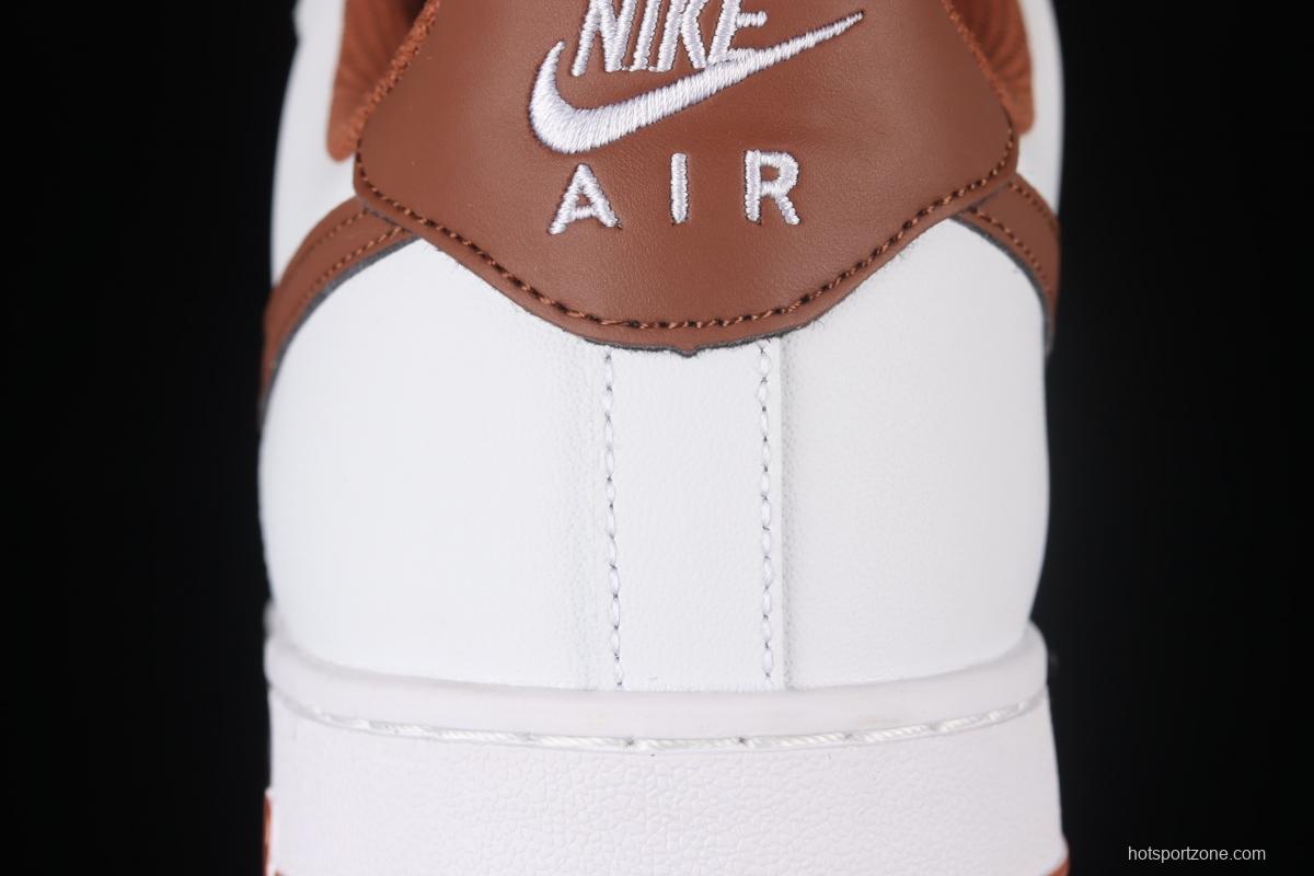 NIKE Air Force 11607 Low Pecan Chocolate Brown low-top casual board shoes DH7561-100