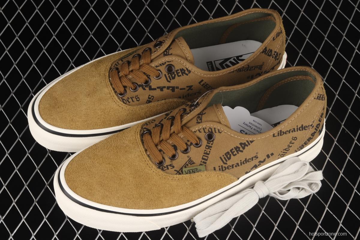 Liberaiders x Vans Authentic Dx joint style tooling series low-top casual board shoes VN0A54F27MB