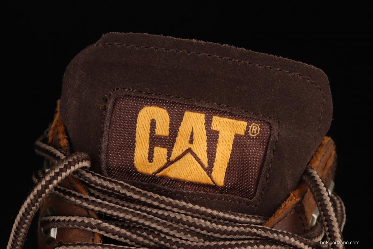 CAT official website new British retro low-top tooling shoes B4C dark coffee