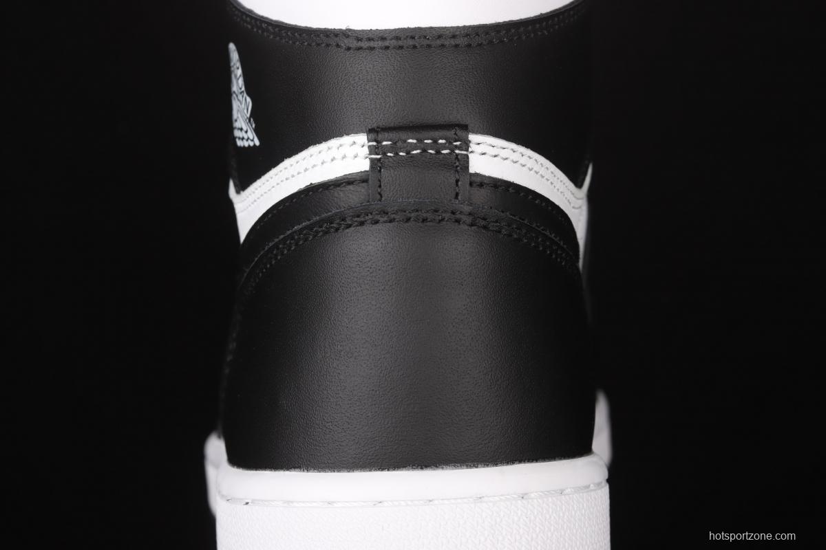 Air Jordan 1 High high band white and black 555088-010