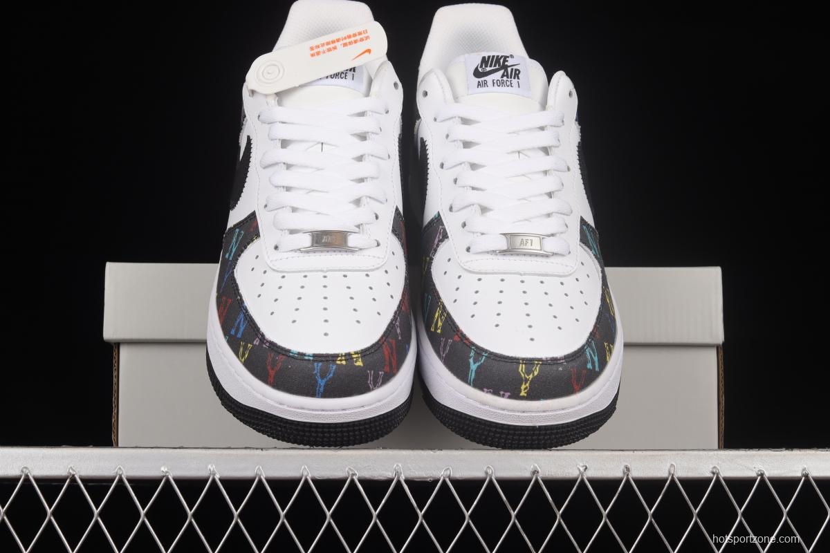 NIKE Air Force 1'07 Low MLB Yankees Joint Name Starry Color Low-Top Casual Sneakers 315122-444