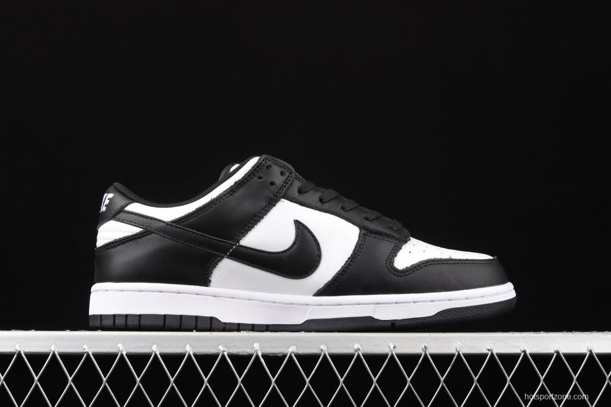 NIKE SB DUNK Low black and white panda head casual board shoes DD1391-100