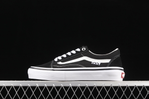 Vans Skate Classics Old Skool Anaheim side checkerboard black and white classic low-top casual board shoes VN0A5FCBY28