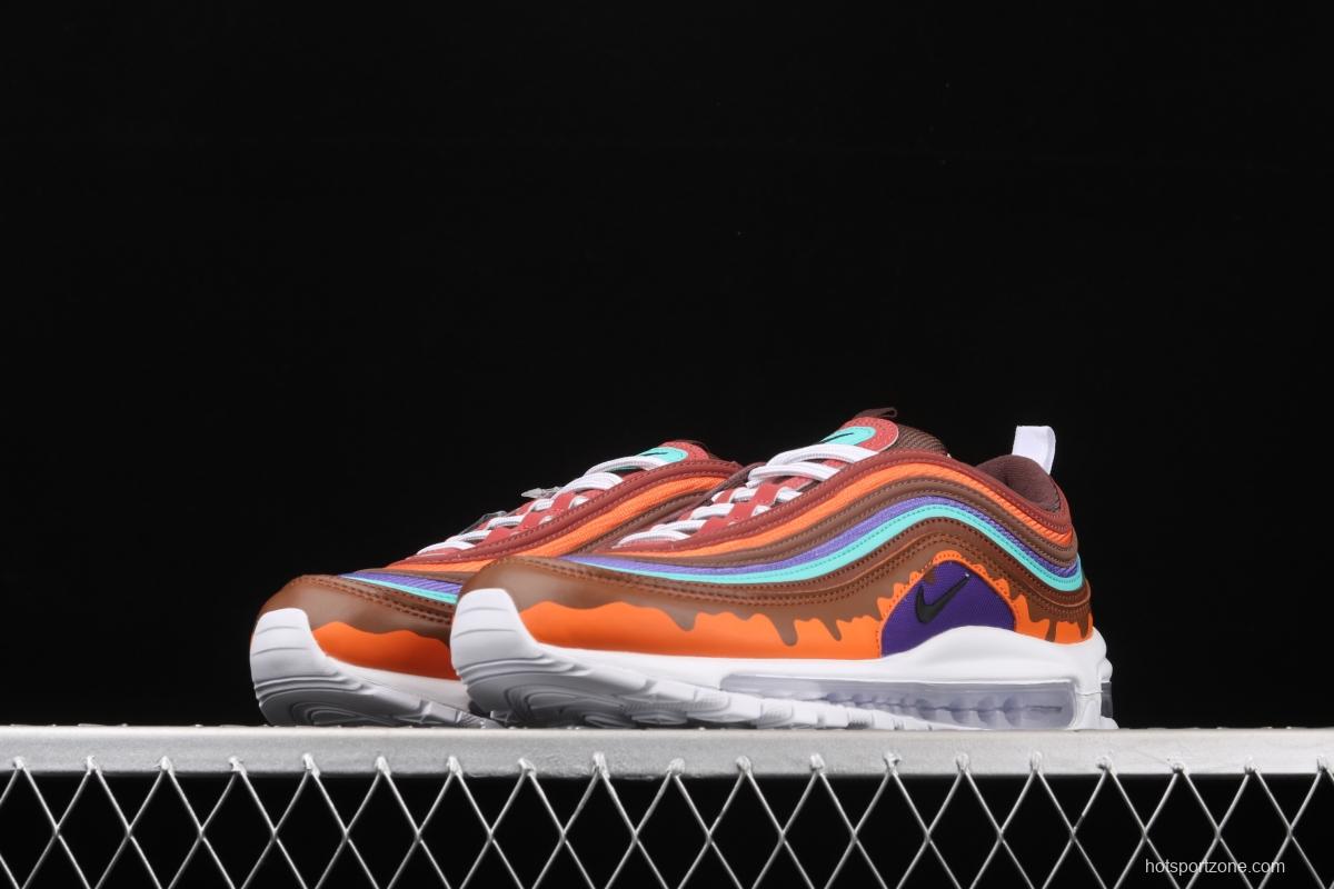 NIKE Air Max 97 melted ice cream color mattress running shoes 921826-101