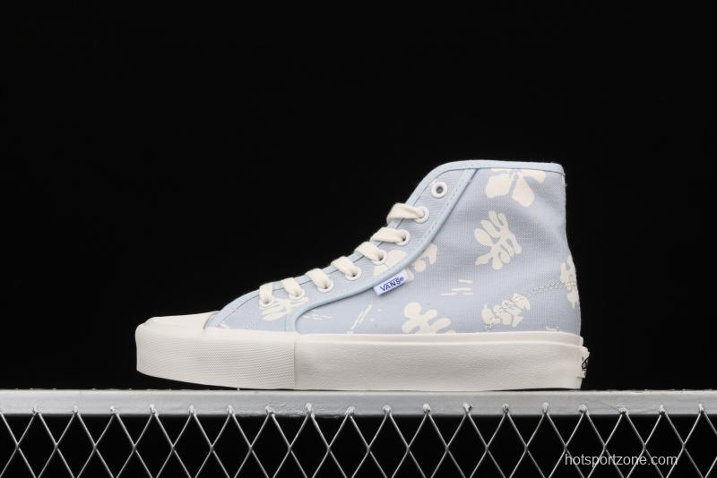 Vans Vault OG Style 24 Lx White Flower retro Joint style Zhongbang Leisure Board shoes VN0A5HUT4O6