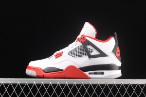 Air Jordan 4 Fire Red White Red Flame Red Basketball shoes DC7770-160