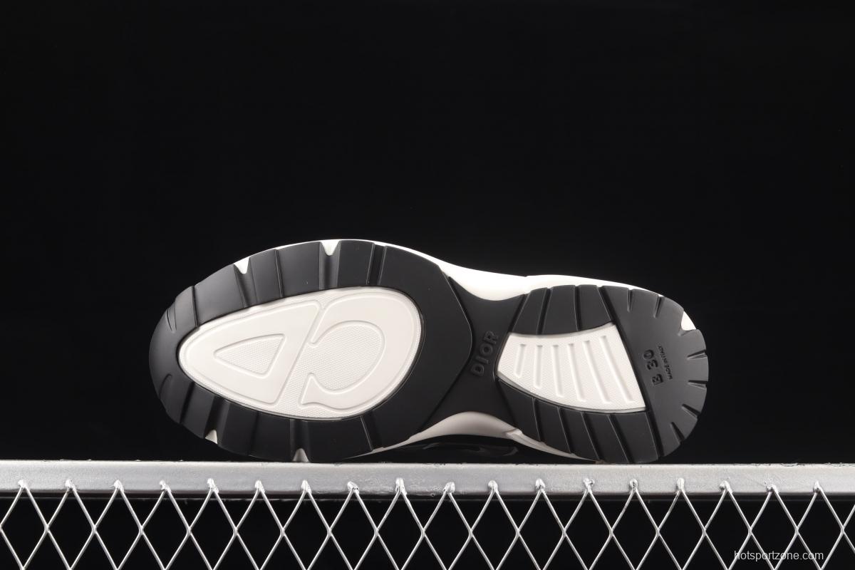 Dior B30 Microfiber Mesh B30 CD series sports shoes LY66140 Black