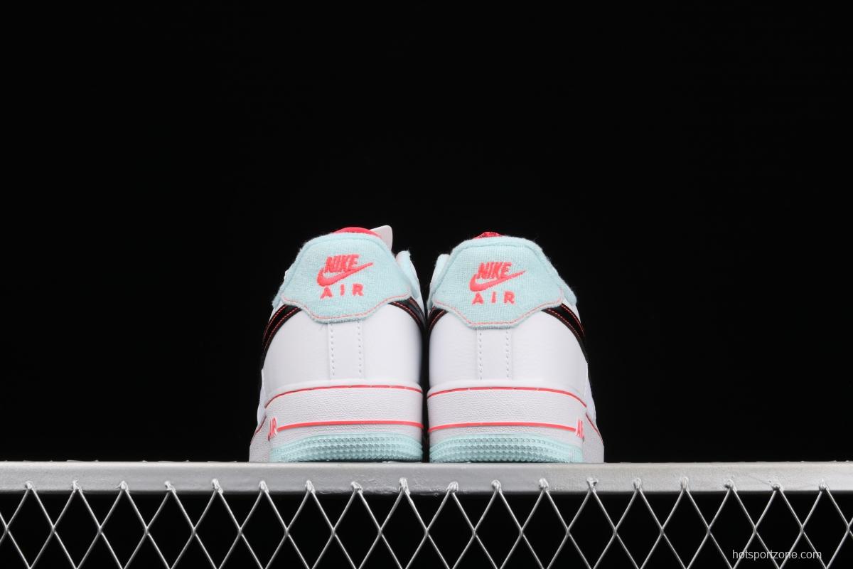 NIKE Air Force 11607 LV8 GS White/Black-Flash South Coast new color low-top casual board shoes DD7709-100