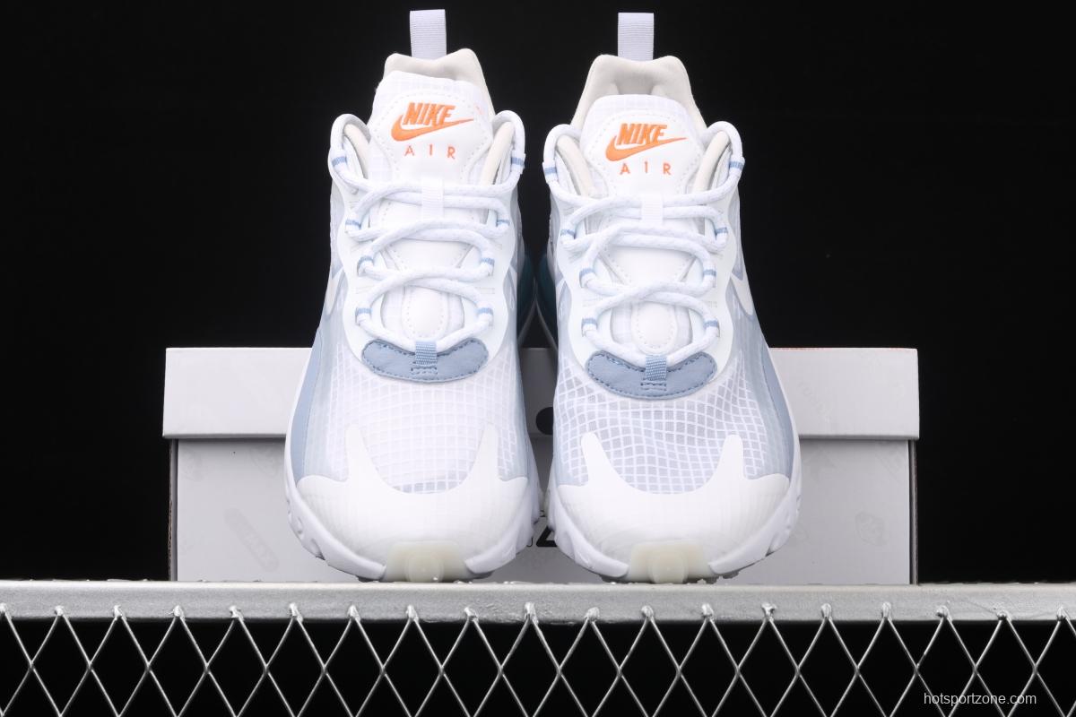 NIKE Air Max 270React new high-frequency mesh function half-palm air cushion cushioning running cloth shoes CT1265-100