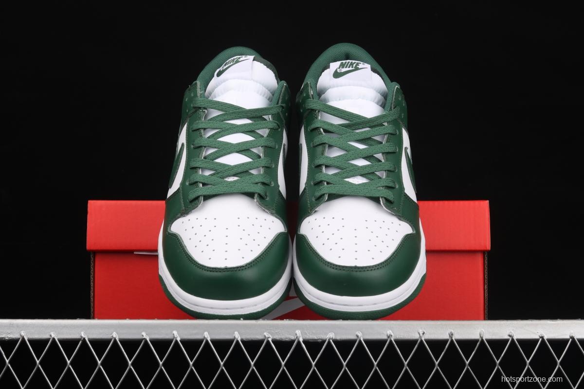 NIKE SB DUNK Low Team Green Michigan White and Green Slam Dunk Series low side Leisure Sports Skateboard shoes DD1391-101