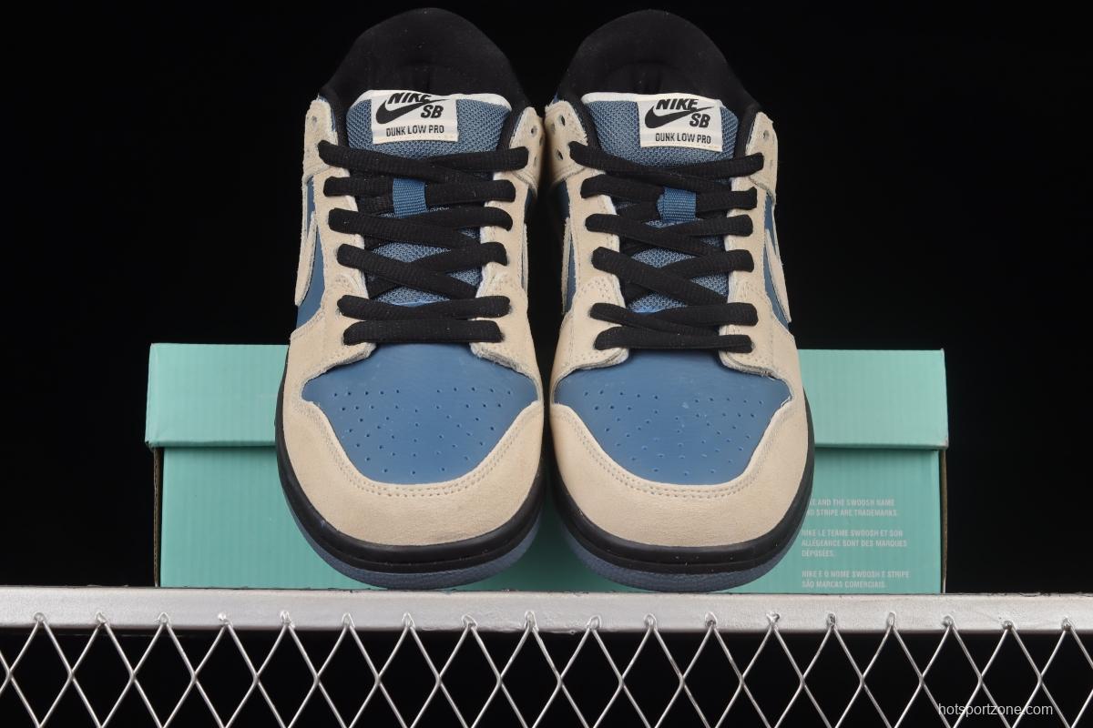 NIKE DUNK Low SB Pro blue and white dunk series low-top casual sports skateboard shoes BQ6817-200