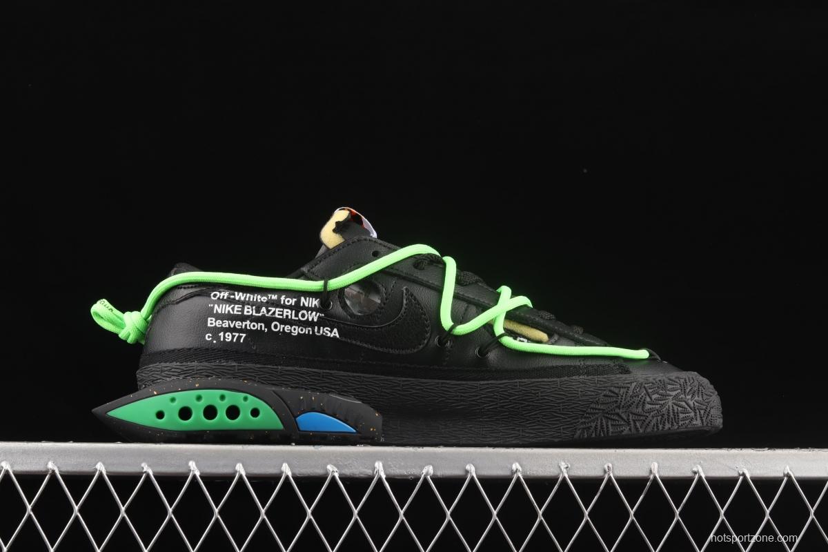 OFF-White x NIKE Blazer Low co-branded deconstruction style trailblazer low upper shoes DH7863-001