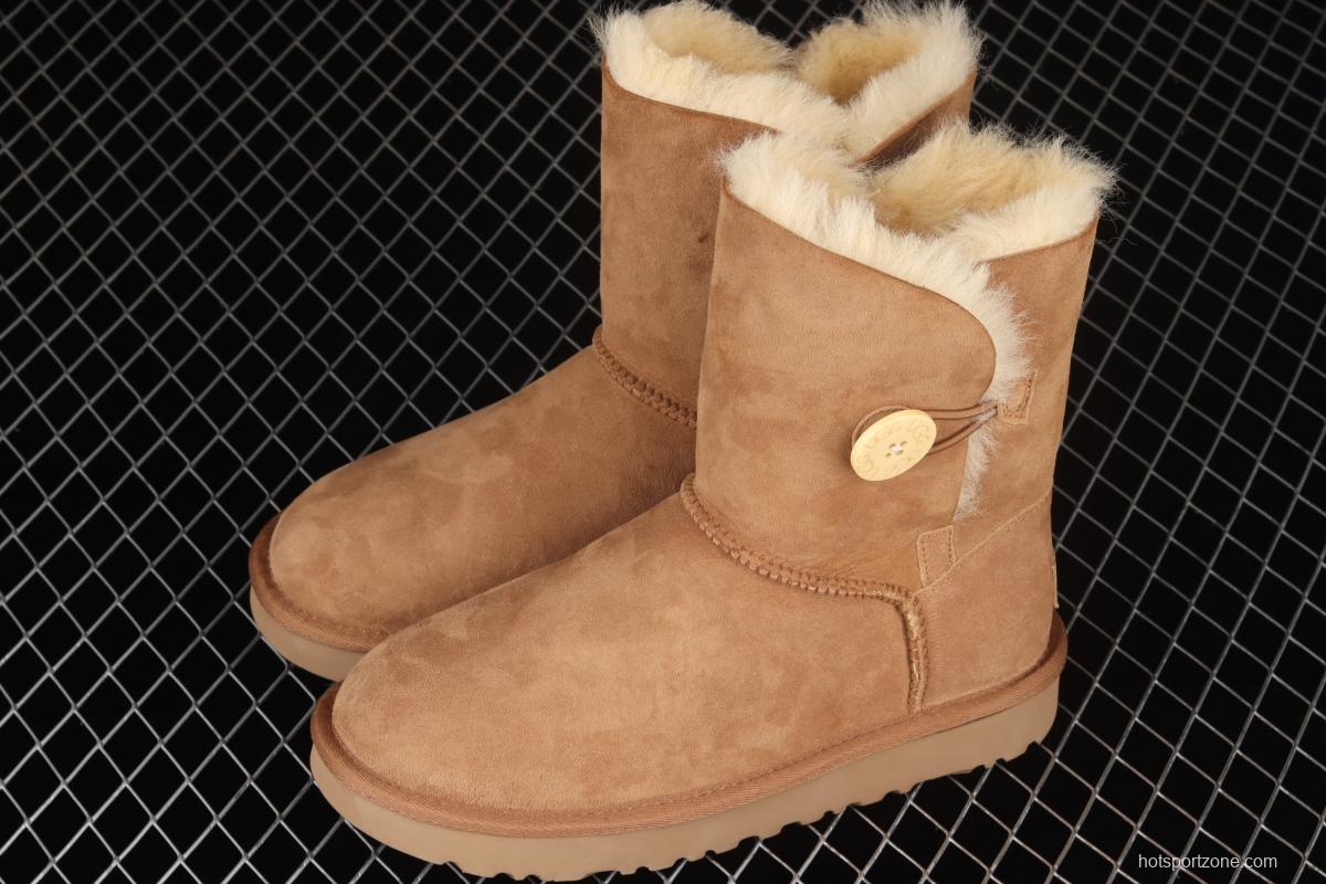 UGG classic button series sheepskin integrated snow boots 1016226