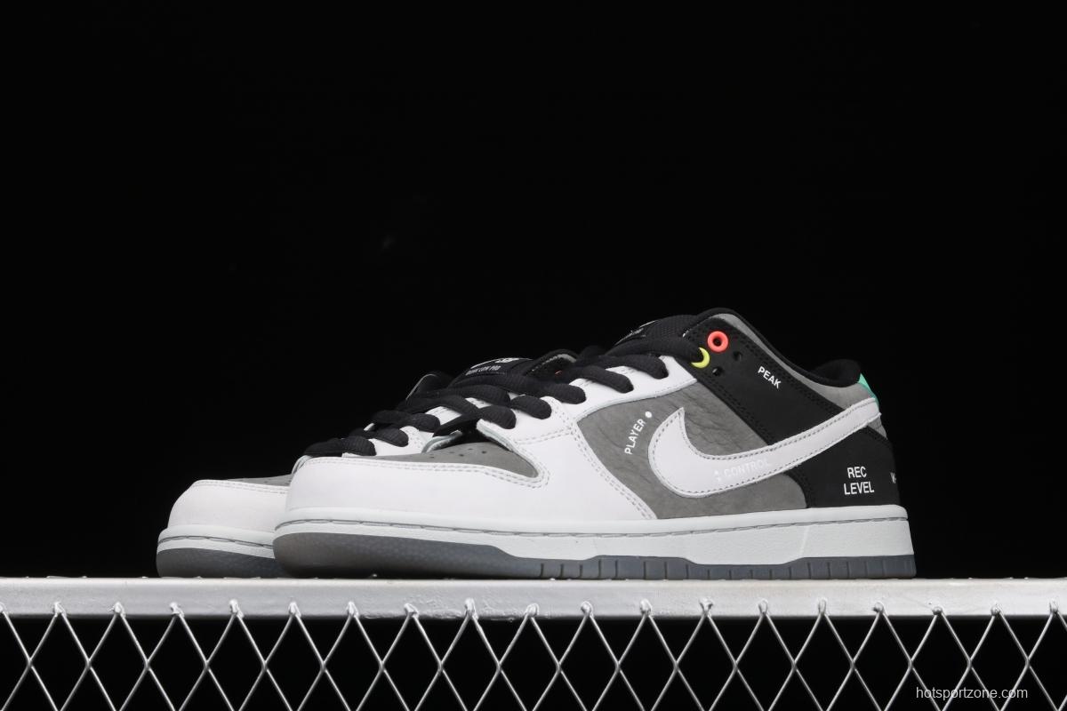 NIKE DUNK SB Low Pro ISO camera jointly named black and gray dunk series retro leisure sports skateboard shoes CV1659-001