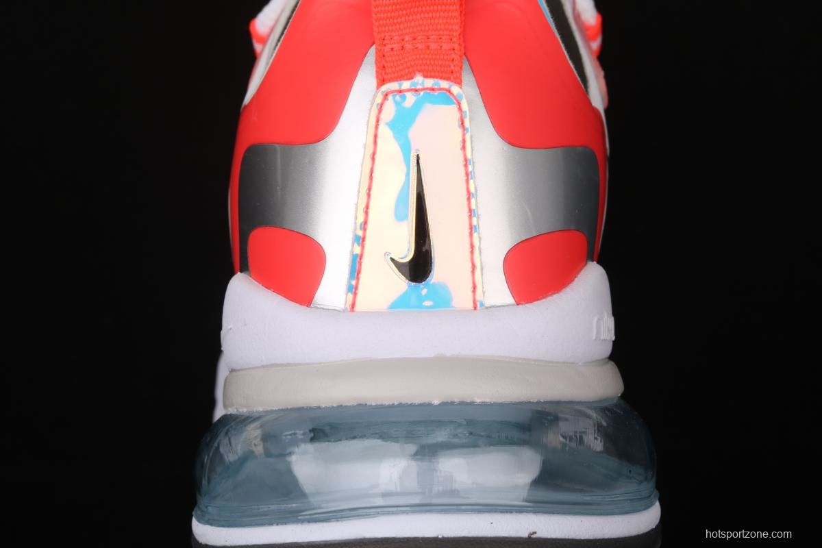 NIKE Air Max 270React new high-frequency mesh function half-palm air cushion running shoes DC0833-101
