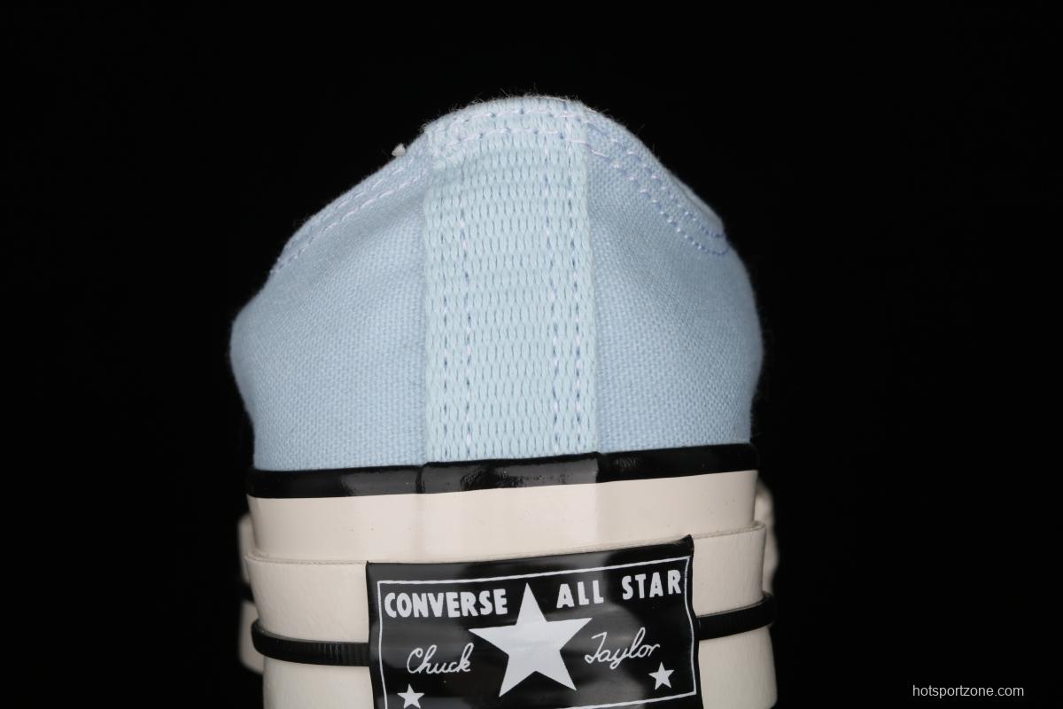 Converse Chuck 70s summer new color water blue new color matching low upper casual board shoes 570789C