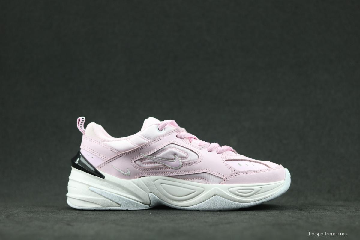 NIKE M2K Tekno pink and white color retro sports daddy shoes AO3108-600