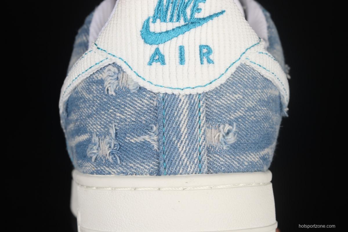 NIKE Air Force 1x 07 Low washed to make old low upper shoes 316122-333