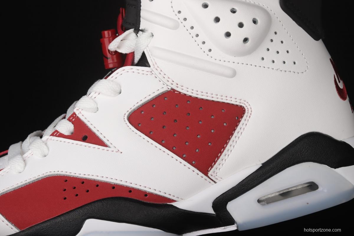 Air Jordan Carmine rouge white 2021 engraved high top basketball shoes CT8529-106,