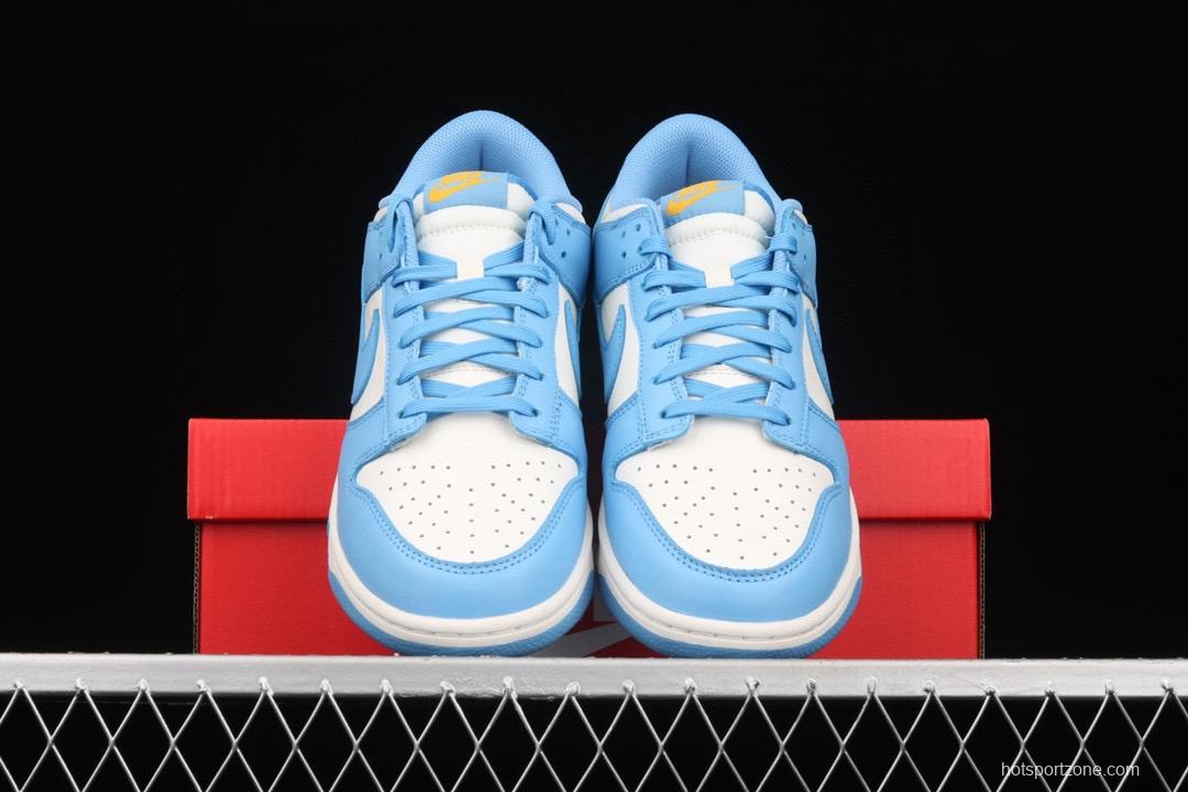 NIKE DUNK Low SB Slam Dunk Series North Carolina Blue head low-top leisure sports skateboard shoes DD1503-100