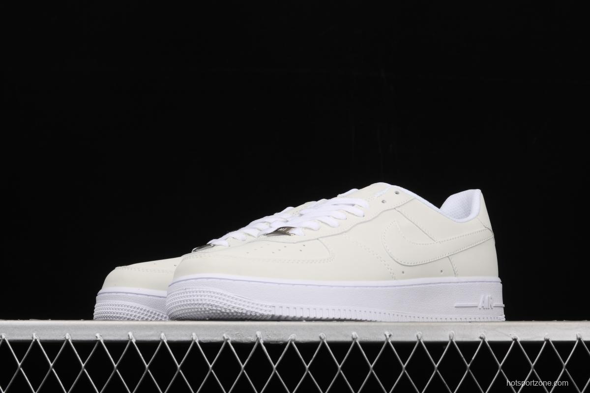 NIKE Air Force 1 Reflective Pearl White 3M reflective low-top casual board shoes DC2062-100