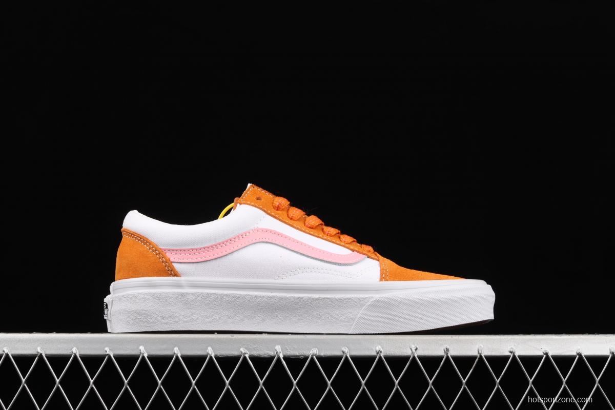 Vans Old Skool official website correct version 2021 orange soda 2.0low-top casual board shoes VN0A38G19XE