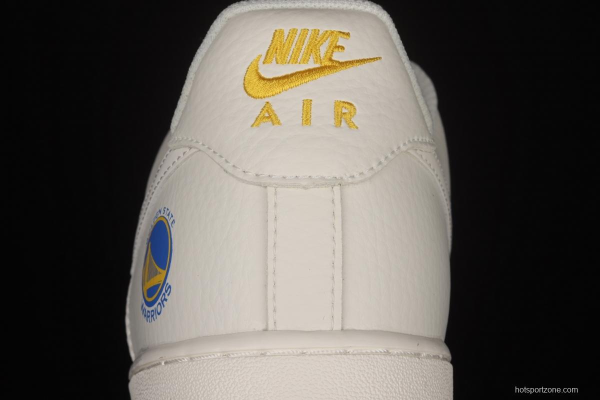 NIKE Air Force 11607 Low Milan Yellow Golden State Warriors City limits Air Force low-top casual board shoes GS6638-150