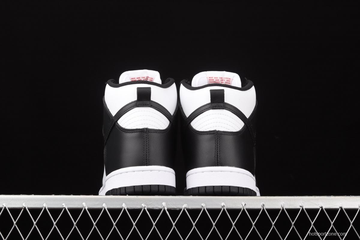 NIKE SB DUNK High black and white panda SB rebound high upper shoes DD1869-103