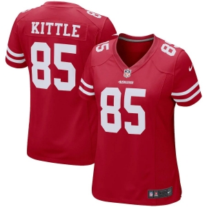 Women's George Kittle Scarlet Player Limited Team Jersey
