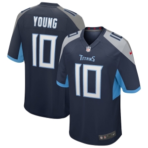 Men's Vince Young Navy Retired Player Limited Team Jersey