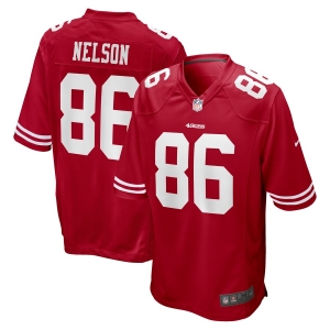 Men's Kyle Nelson Scarlet Player Limited Team Jersey