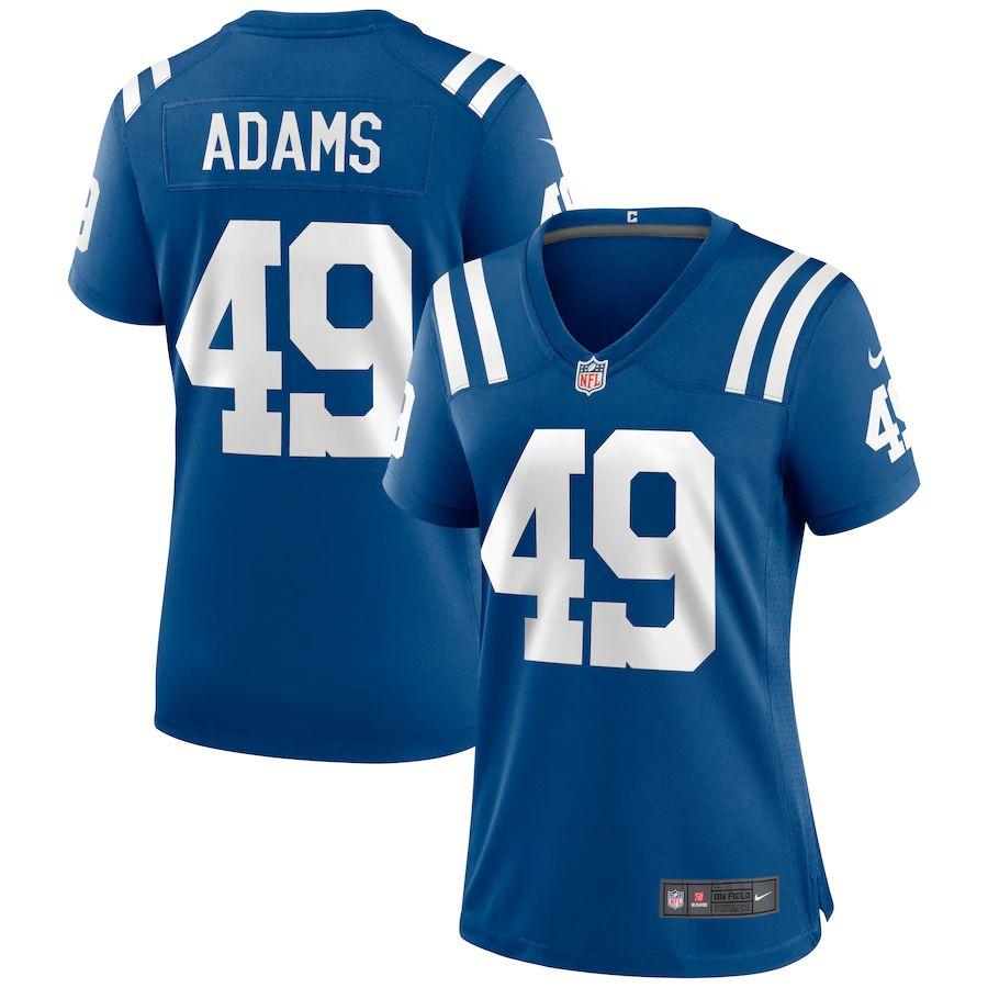 Women's Matthew Adams Royal Player Limited Team Jersey
