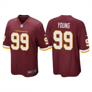 Men's #99 Chase Young Burgundy Player Limited Team Jersey