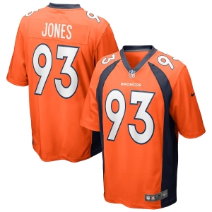 Men's Dre'Mont Jones Orange Player Limited Team Jersey