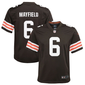 Youth Baker Mayfield Brown Player Limited Team Jersey