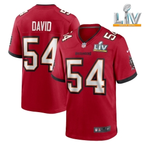 Men's Lavonte David Red Super Bowl LV Player Limited Team Jersey
