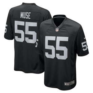 Men's Tanner Muse Black Player Limited Team Jersey